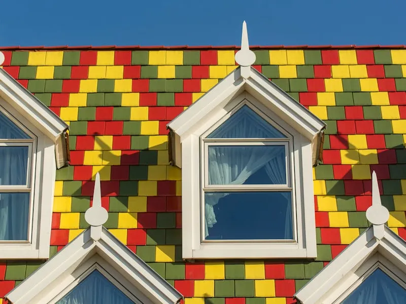 shingle roofing project completed